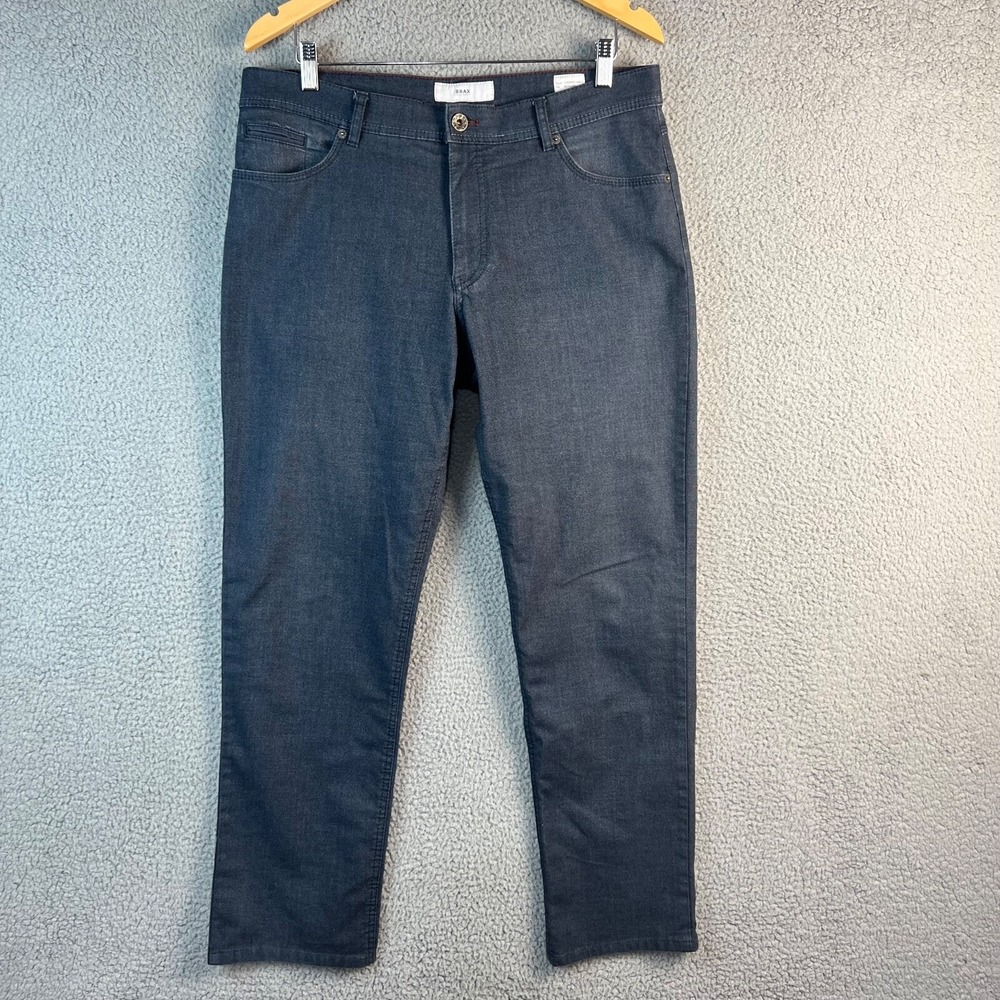 Brax Feel Good Mens 36x31 Cooper Fancy Regular Fit 5‎ Pocket Casual Pants
